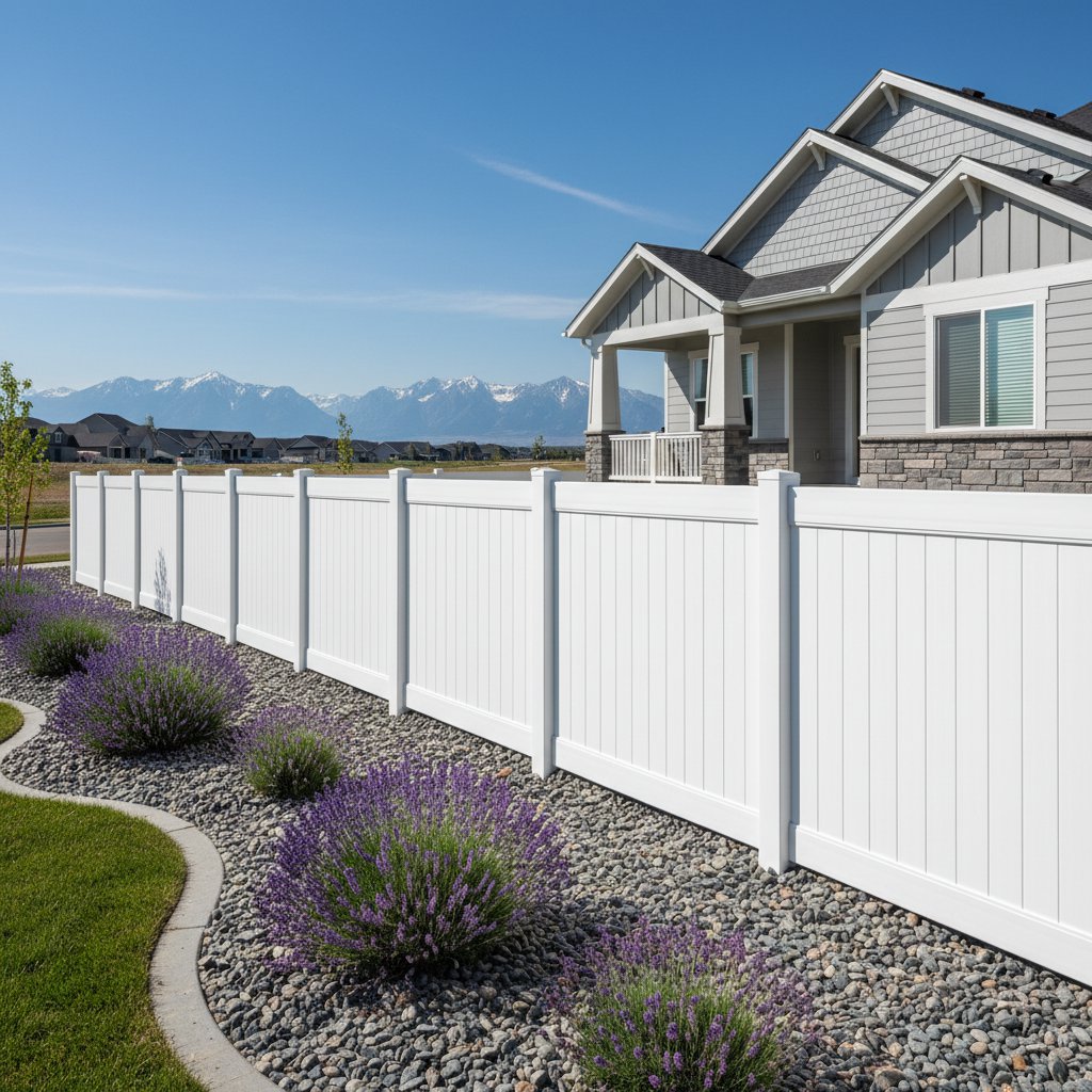 Vinyl Fence Installation in Saratoga Springs, UT