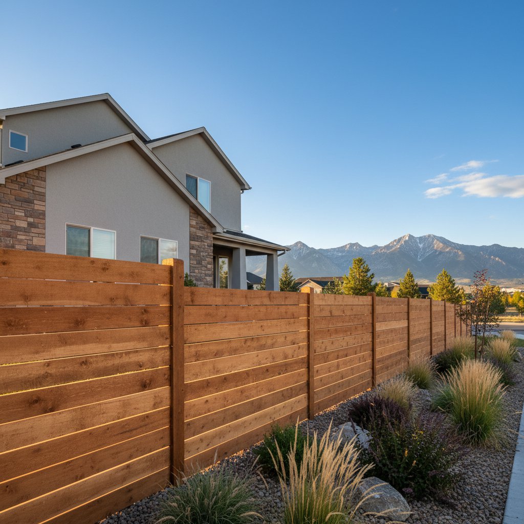 Wood Fence Installation in Saratoga Springs, UT